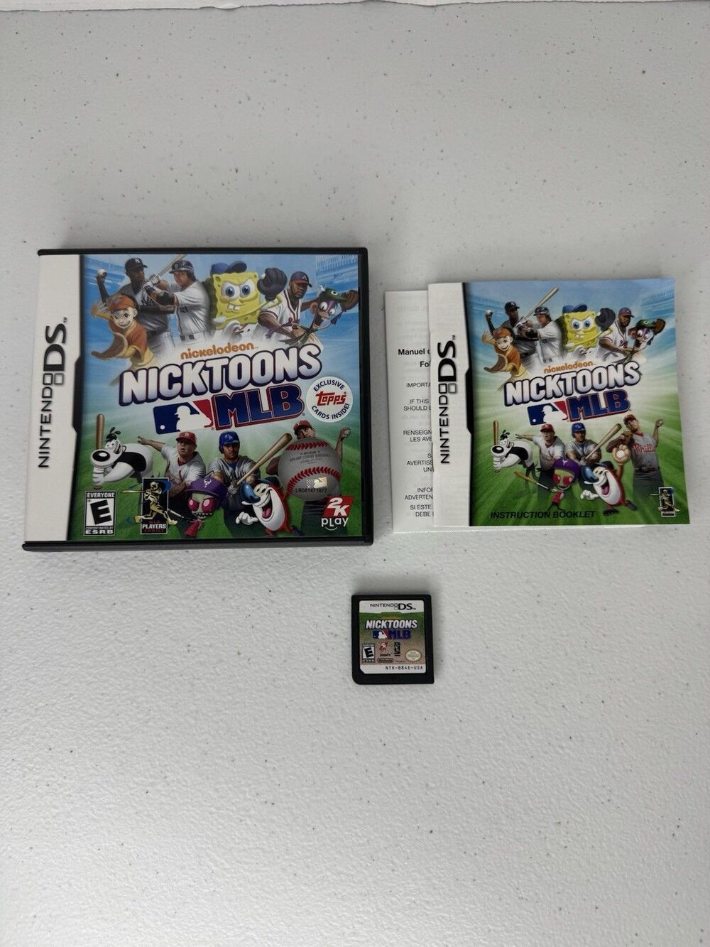 Nicktoons MLB Nintendo DS Complete in Box